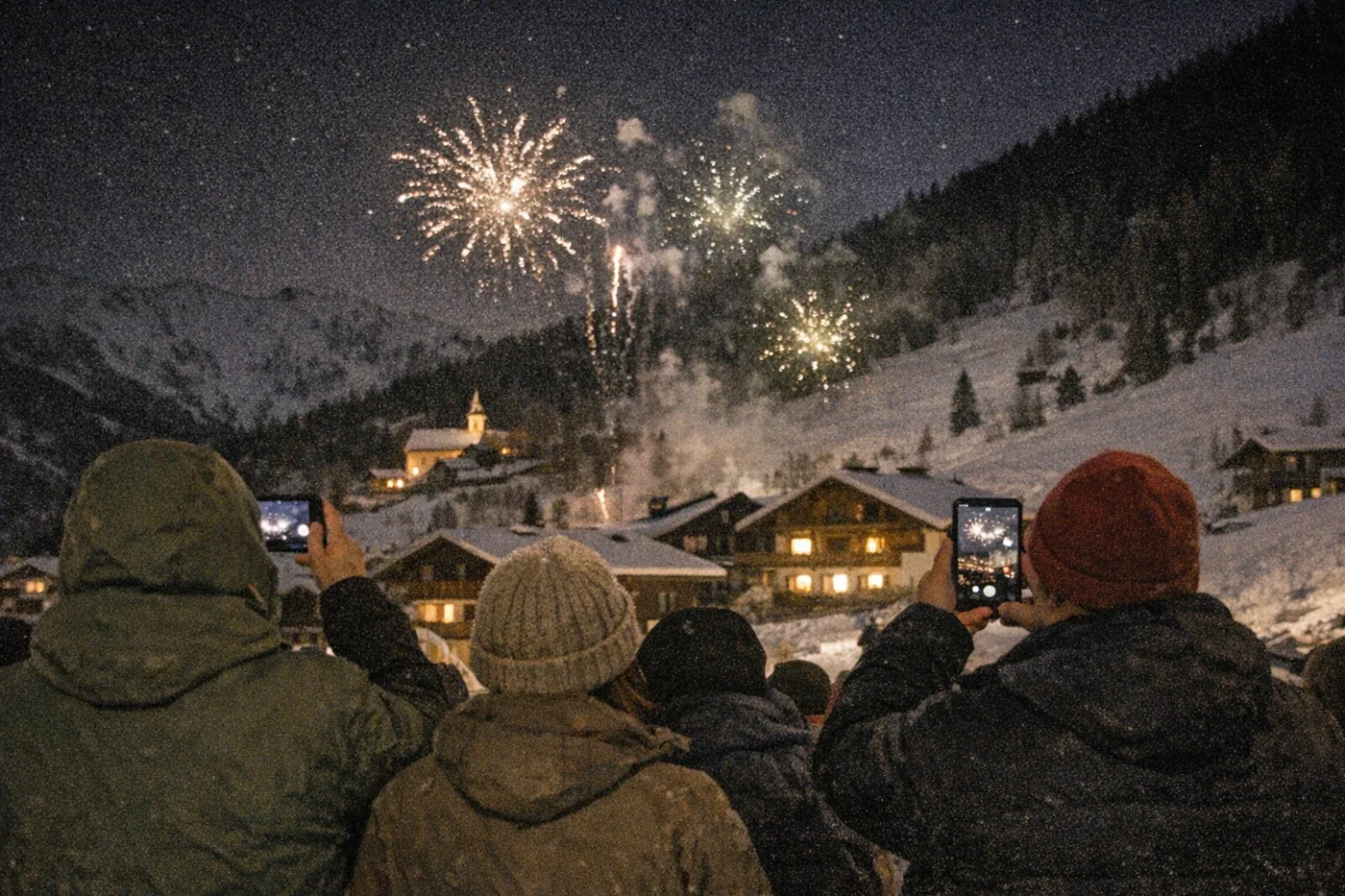 Wintersport met nieuwjaar in de Alpen