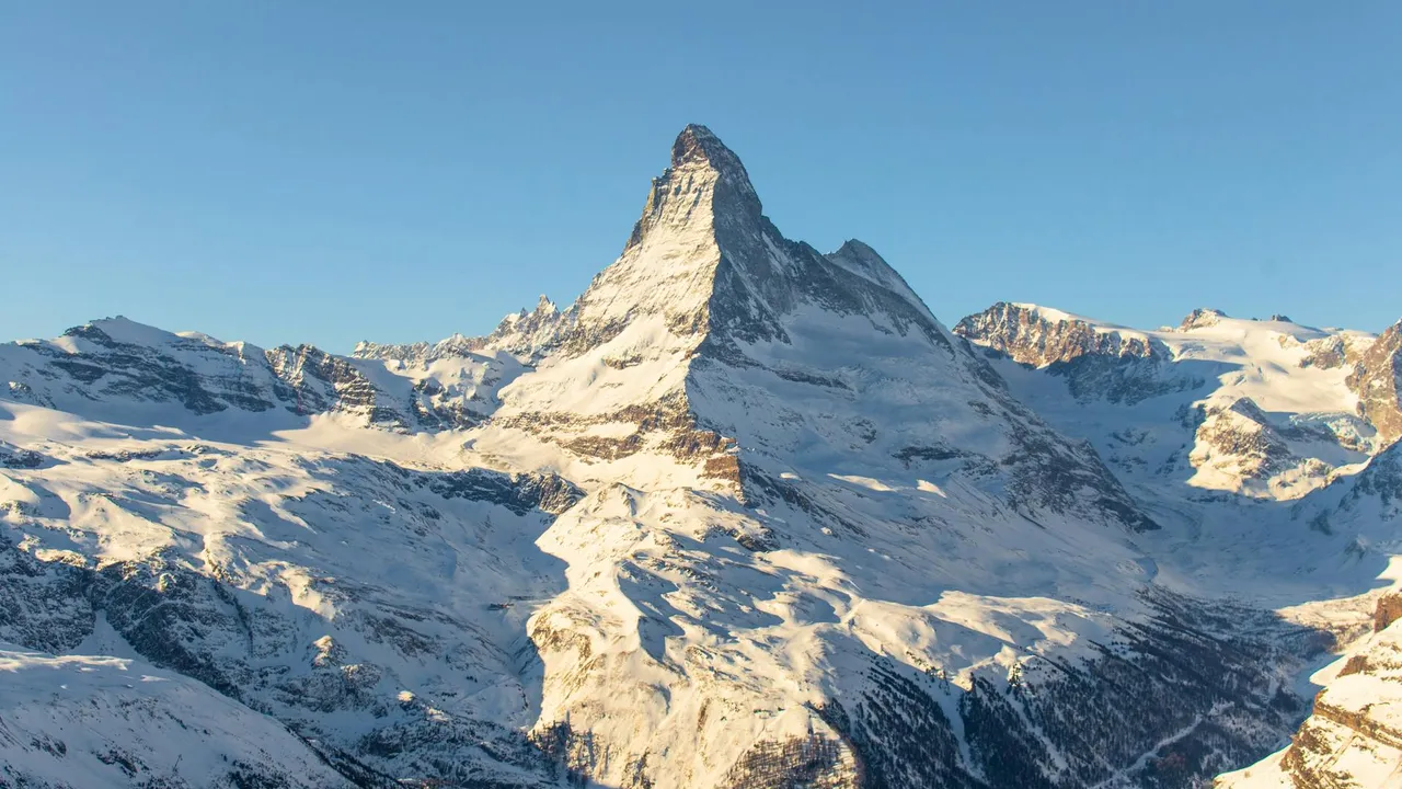 Wintersport in Cervinia in Italië