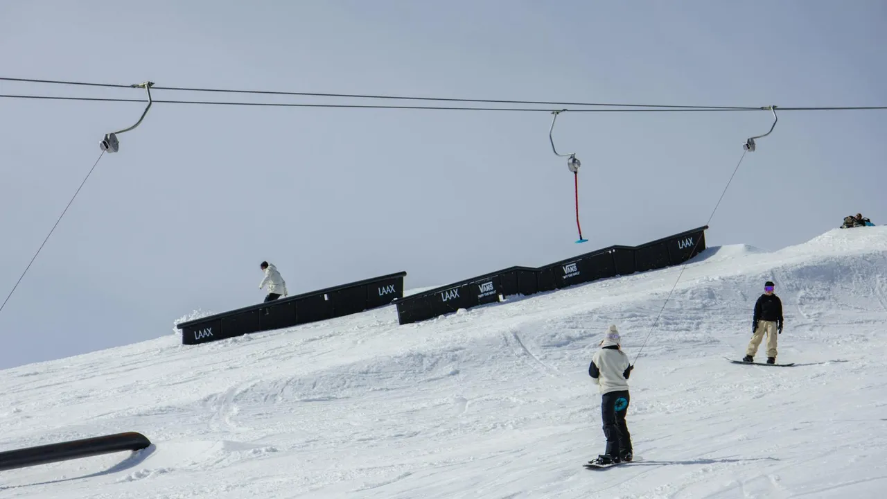 Wintersport in LAAX in Zwitserland
