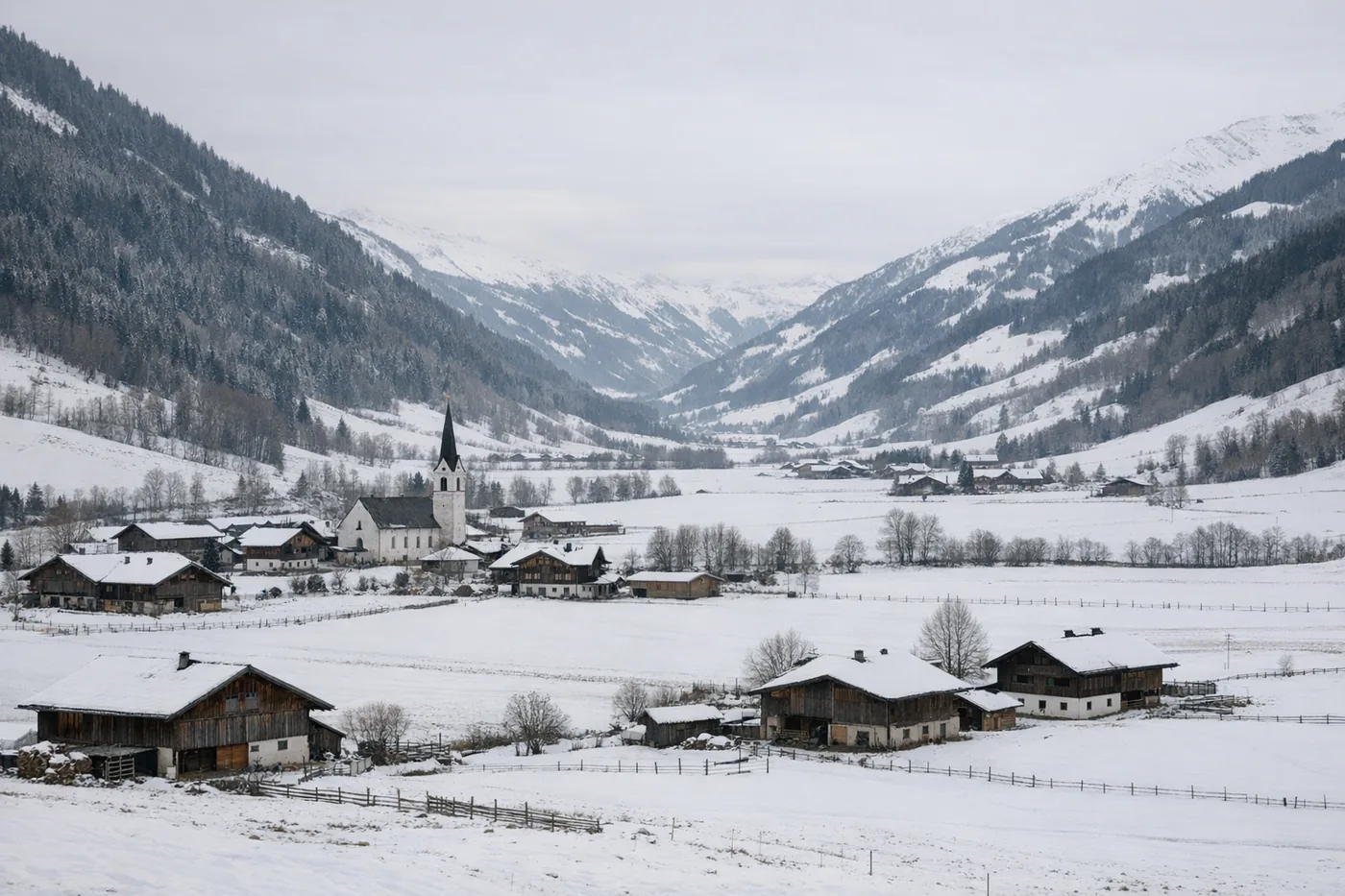 Wintersport in Rauris in Oostenrijk