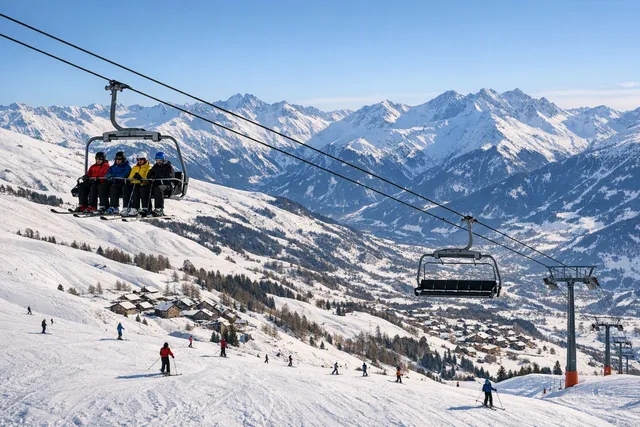 Wintersport in Les Sybelles