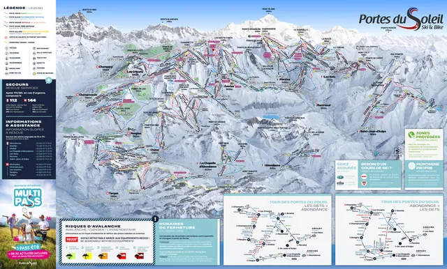 Pistekaart Avoriaz