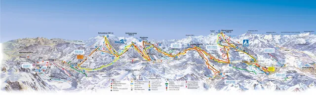 Pistekaart Hochkönig