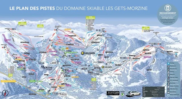 Pistekaart Morzine