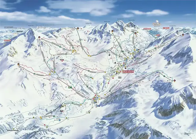 Pistekaart Obertauern