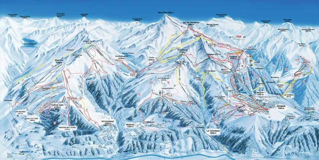 Pistekaart Verbier