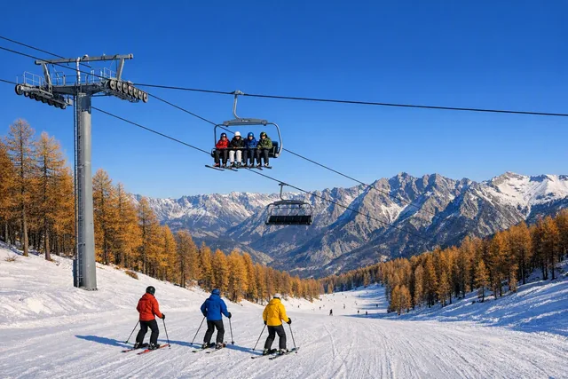 Wintersport in Pra-Loup