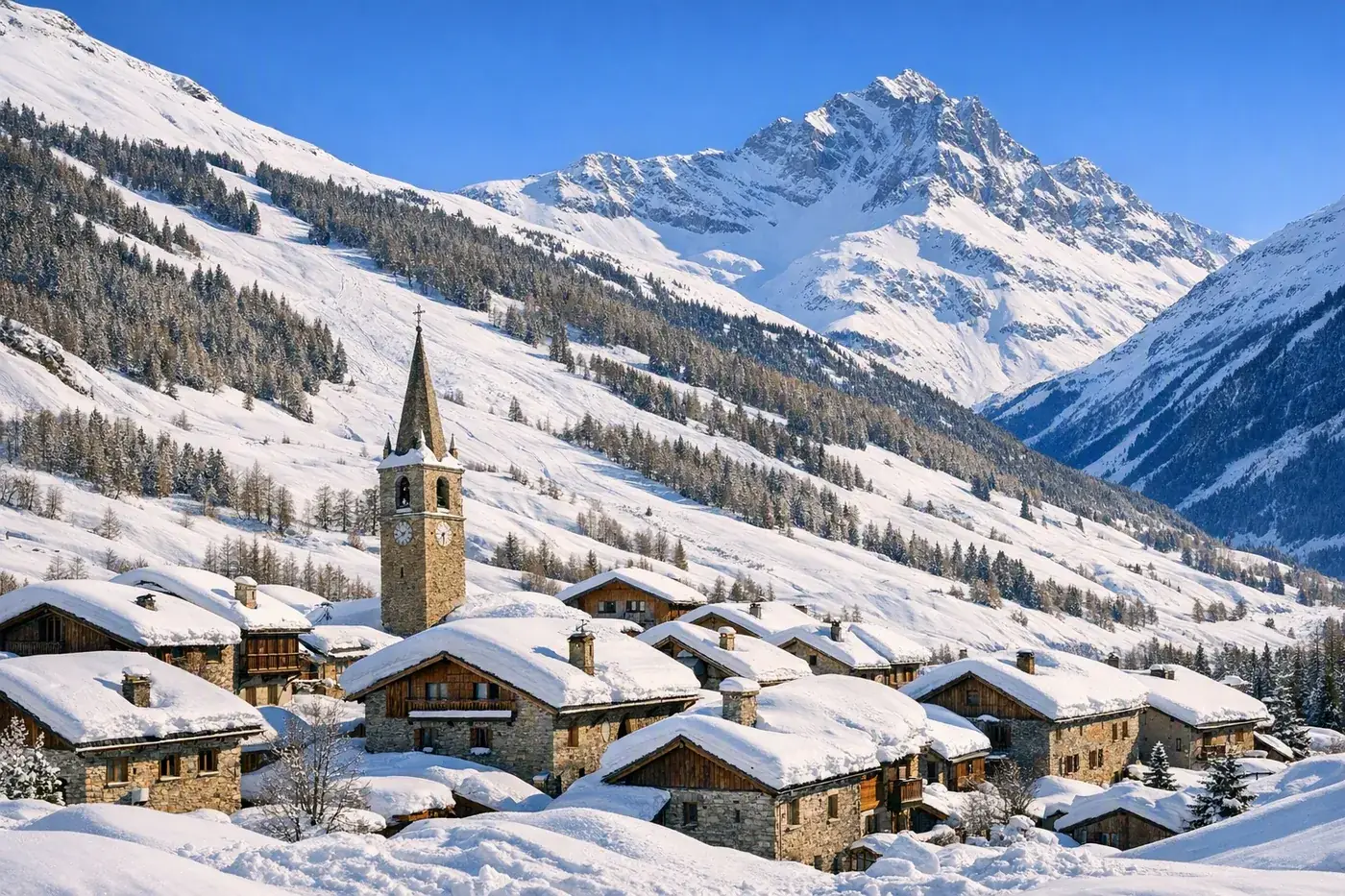 Wintersport in Val Cenis in Frankrijk