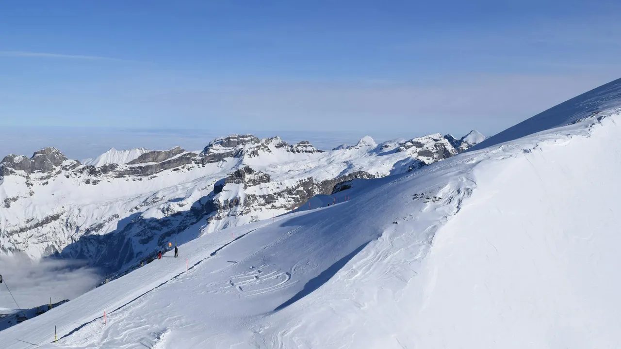 Wintersport in Verbier in Zwitserland