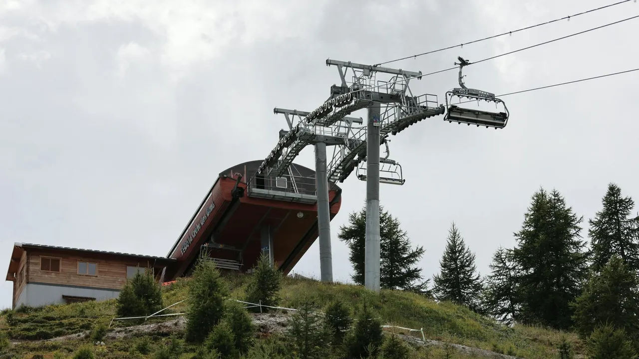 Wintersport in Alpe d'Huez in Frankrijk