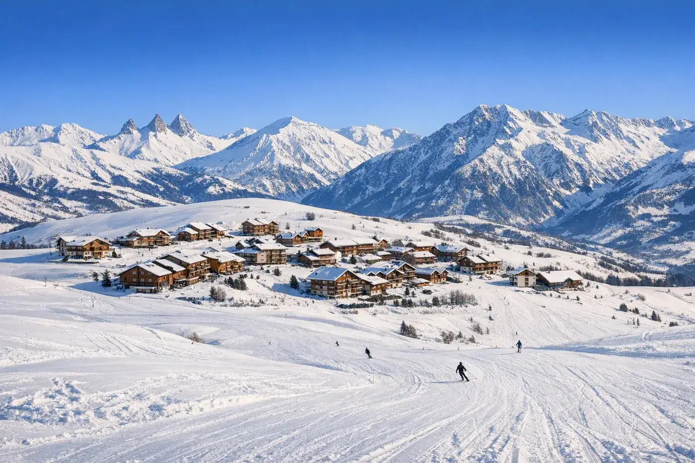 Wintersport in La Toussuire in Frankrijk