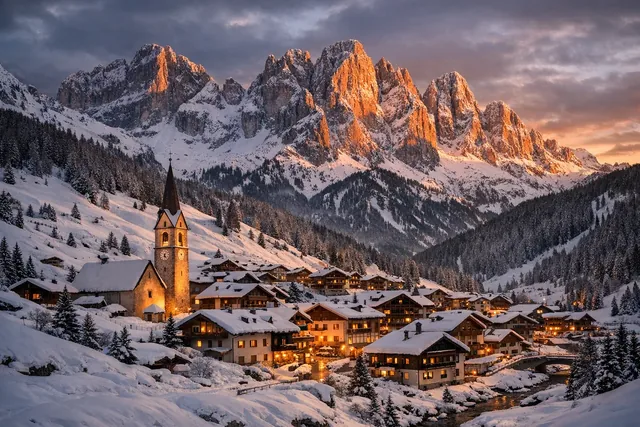Wintersport in Canazei