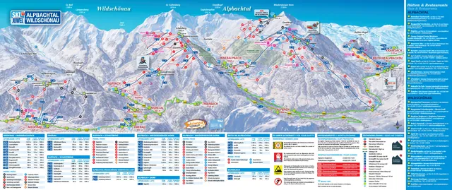Pistekaart Alpbach