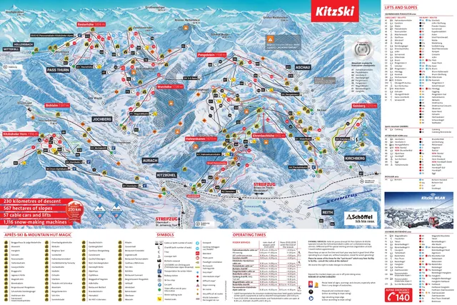 Pistekaart Kirchberg