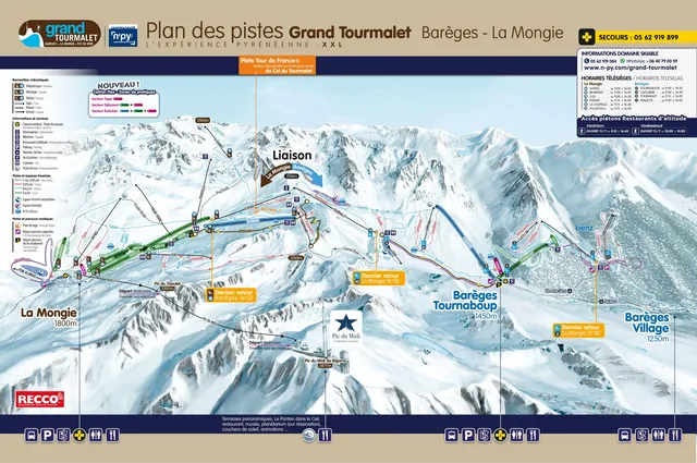 Pistekaart Valmorel